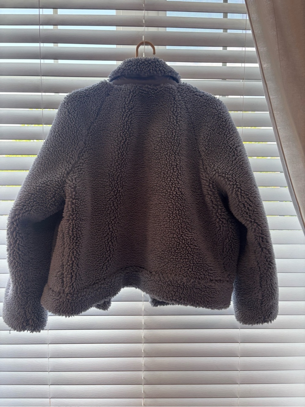 Light Blue Sherpa Teddy Jacket - Women - Picture 3 of 7